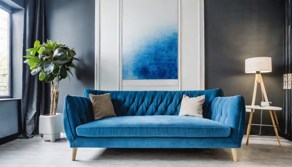 Apdailos Darbai Vilnius Melyna Sofa